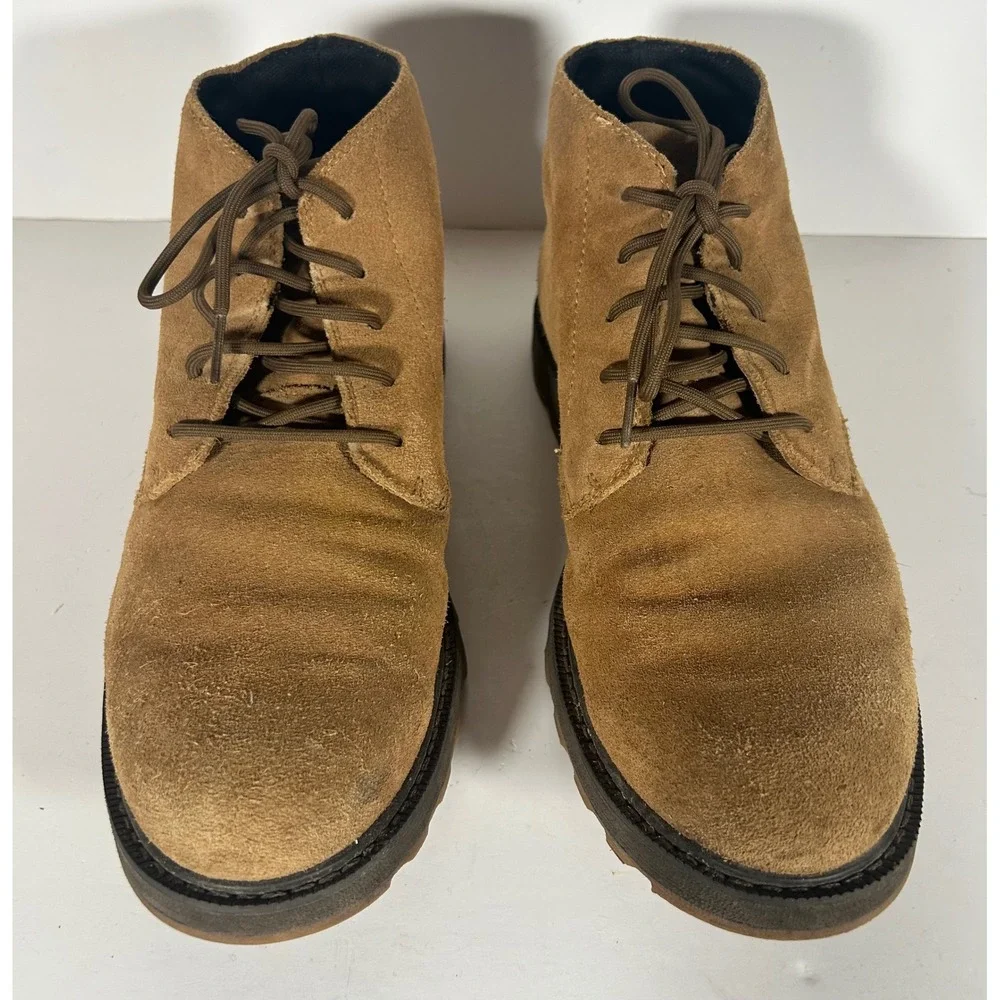 Sorel Madson II Chukka Waterproof Tan Suede Boots Mens 11 NM5372-286
